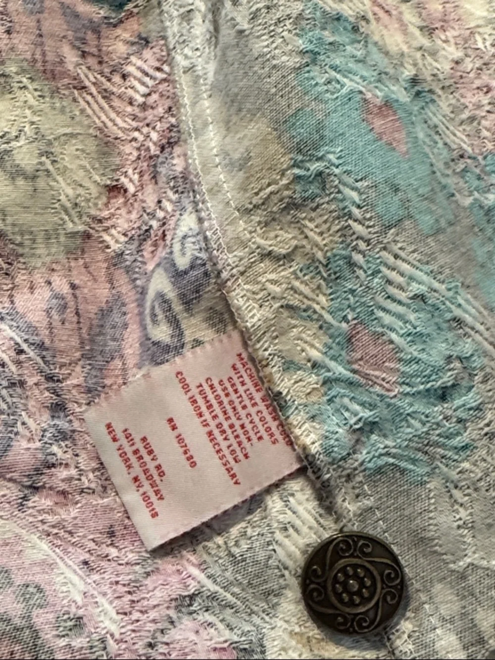 Ruby Rd. Multicolor Animal & Aztec Mix Print Top - Picture 6 of 9